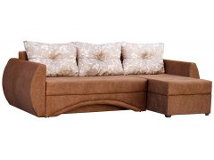 Сатурн Вельвет Браун диван угловой