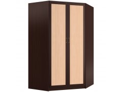 Стильный-2УР угловой распашной шкаф