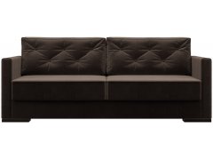 Харлем Велюр Шоколадный диван еврокнижка