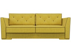 Лацио Клипс Велюр Горчичный диван еврокнижка