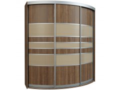 Севилья-3-1 радиусный шкаф-купе