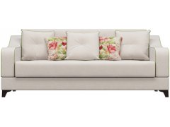 Шеффилд Велюр Кремовый диван книжка