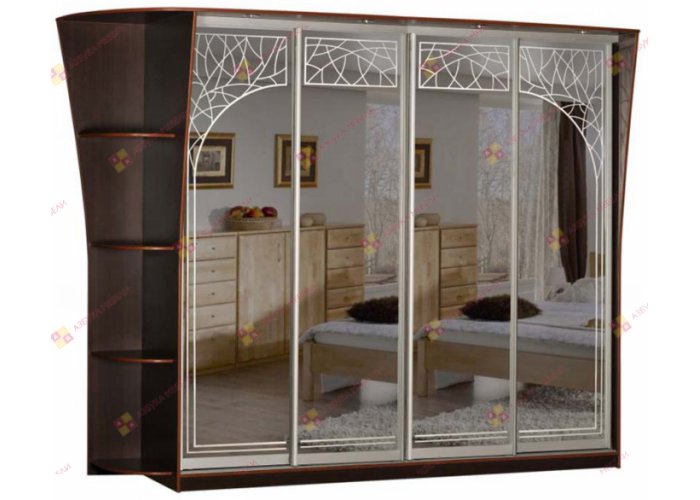 Вереск К-18-1/4 шкаф-купе