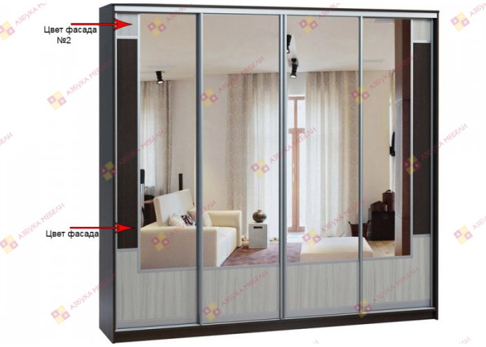 Неаполь-14 шкаф-купе