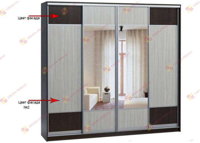 Неаполь-24 шкаф-купе