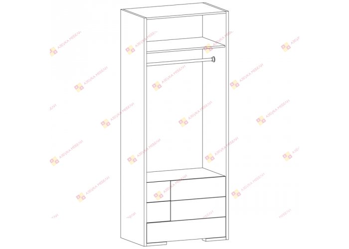 Good! 2+3 шкаф распашной