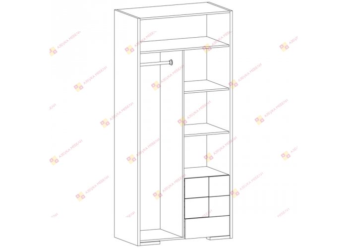 Good! 2+3М шкаф распашной