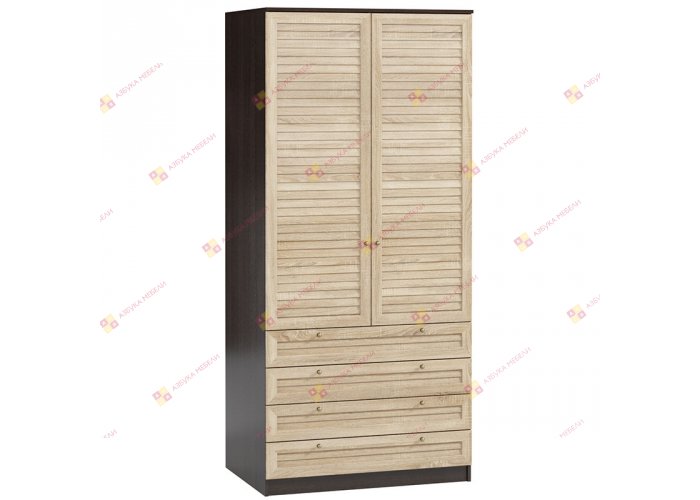 Кантри 2.4 шкаф двухдверный