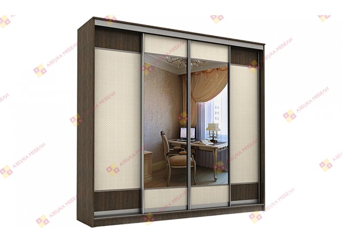 Неаполь-Ротанг-24 шкаф-купе