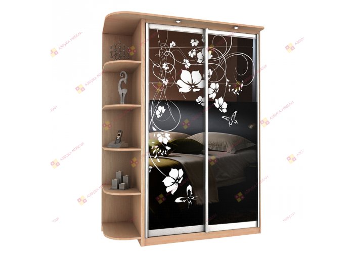 Байкал-Стиль-3 с вариантами фасада шкаф-купе