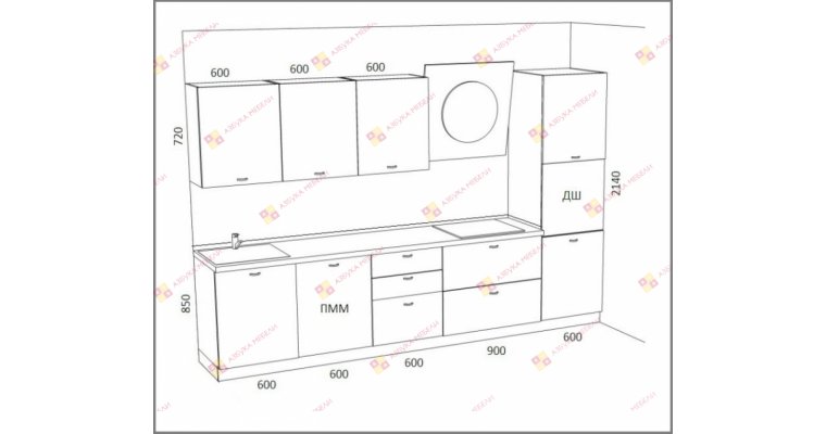 Альба-1 кухонный гарнитур