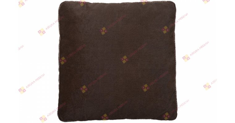 Варшава Велюр Темно-коричневый подушка