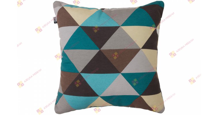 Подушка декоративная Геометрия Азур