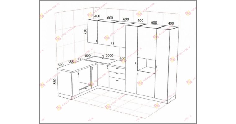 Белла-3 Кухонный гарнитур 
