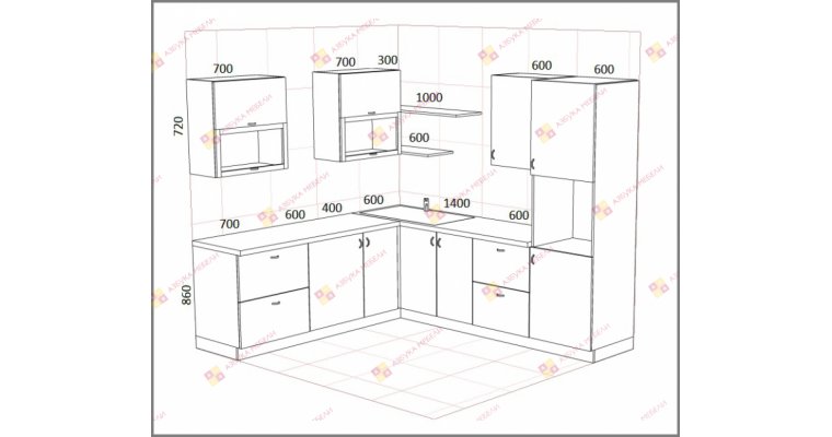 Белла-6 Кухонный гарнитур