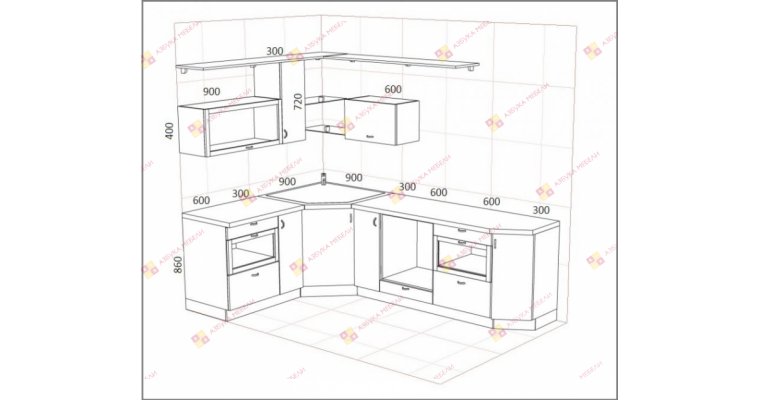Белла-1 Кухонный гарнитур 