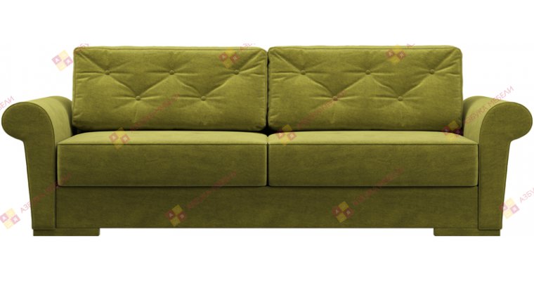 Челси Велюр Салатовый диван еврокнижка