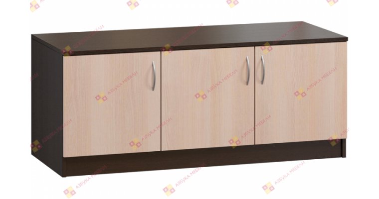 Лайт-1200 тумба TV трехдверная