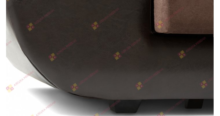 Нью-Йорк (Поло) Велюр Коричневый угловой диван