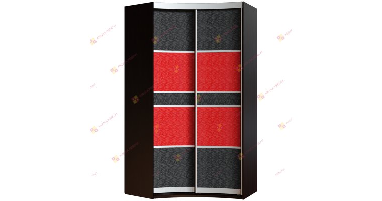 Севилья-1-2 радиусный шкаф-купе