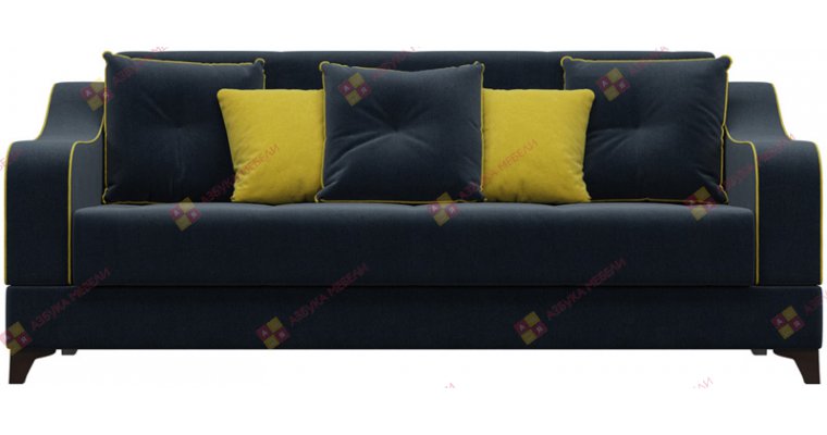 Шеффилд Велюр Кобальт диван книжка