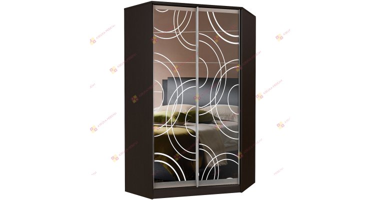 Версаль-3 с вариантами фасада угловой шкаф-купе