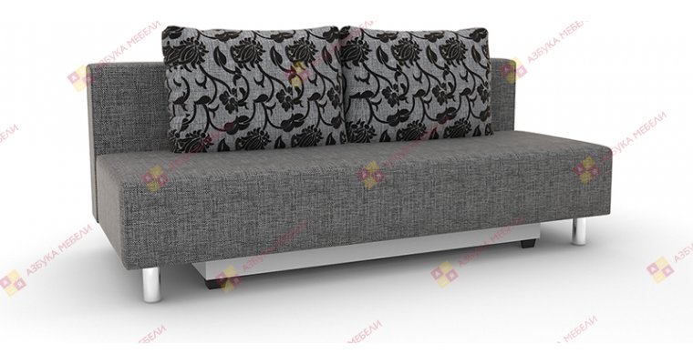 Лайт Кантри Грей Флауэрс диван еврокнижка