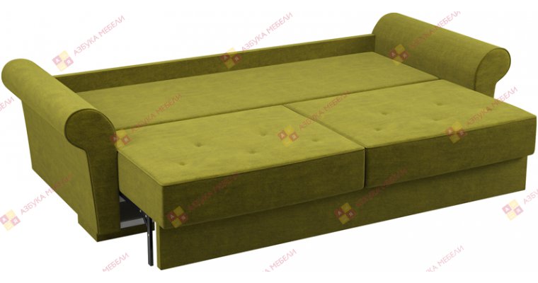 Челси Велюр Салатовый диван еврокнижка